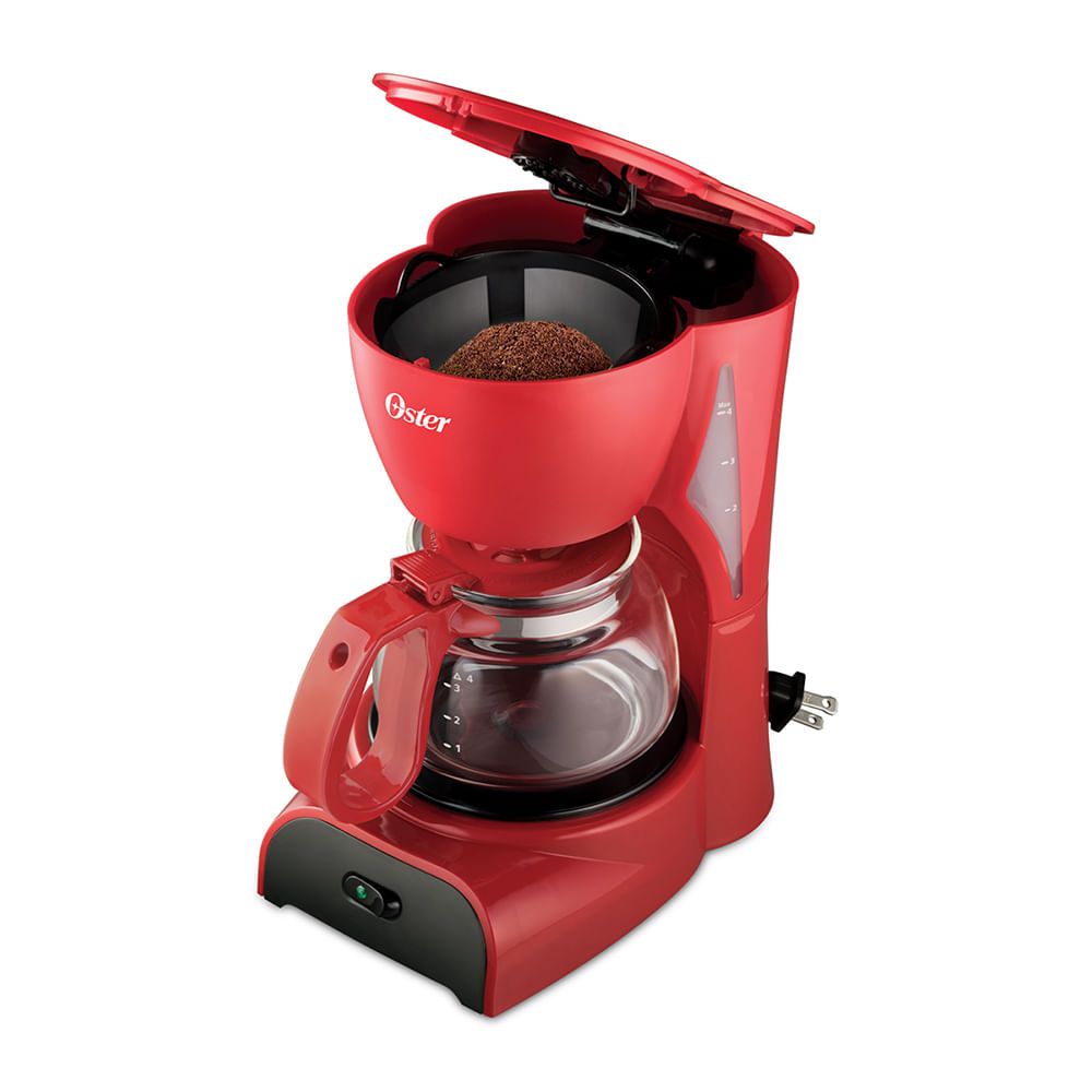 Ripley - CAFETERA OSTER 4TAZAS ROJA