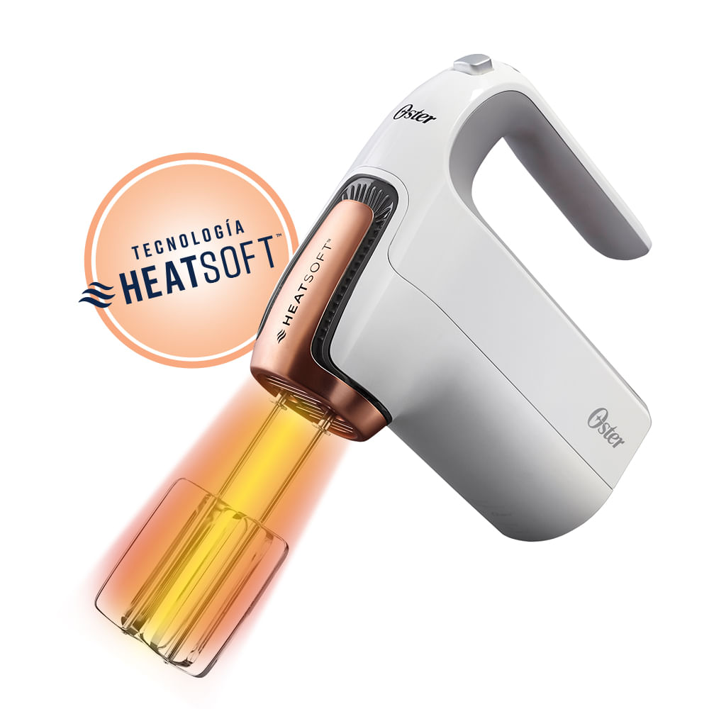 Batidora de mano Oster® tecnología HeatSoft™ FPSTHMAMR