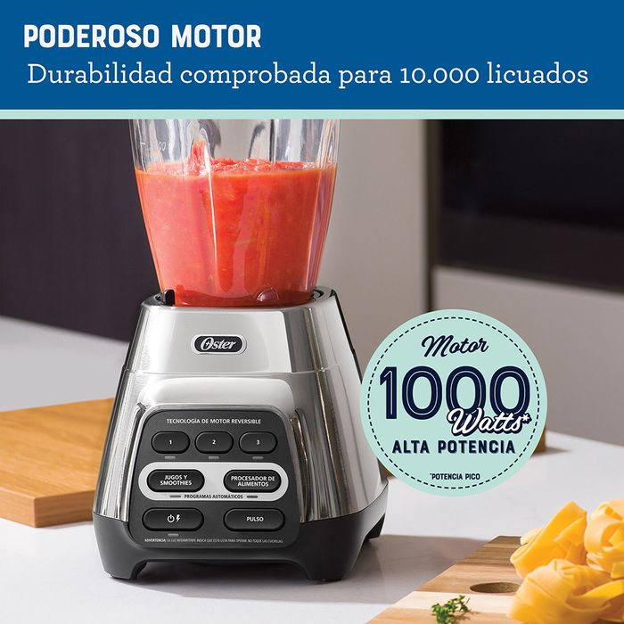 Licuadora Oster® con tecnología reversible vaso Blend N Go