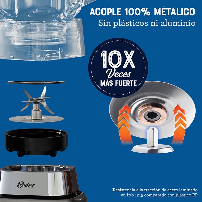 Licuadora Oster Xpert 1000 W Vaso Vidrio 2 Lt + Vaso Blend - Home Sentry