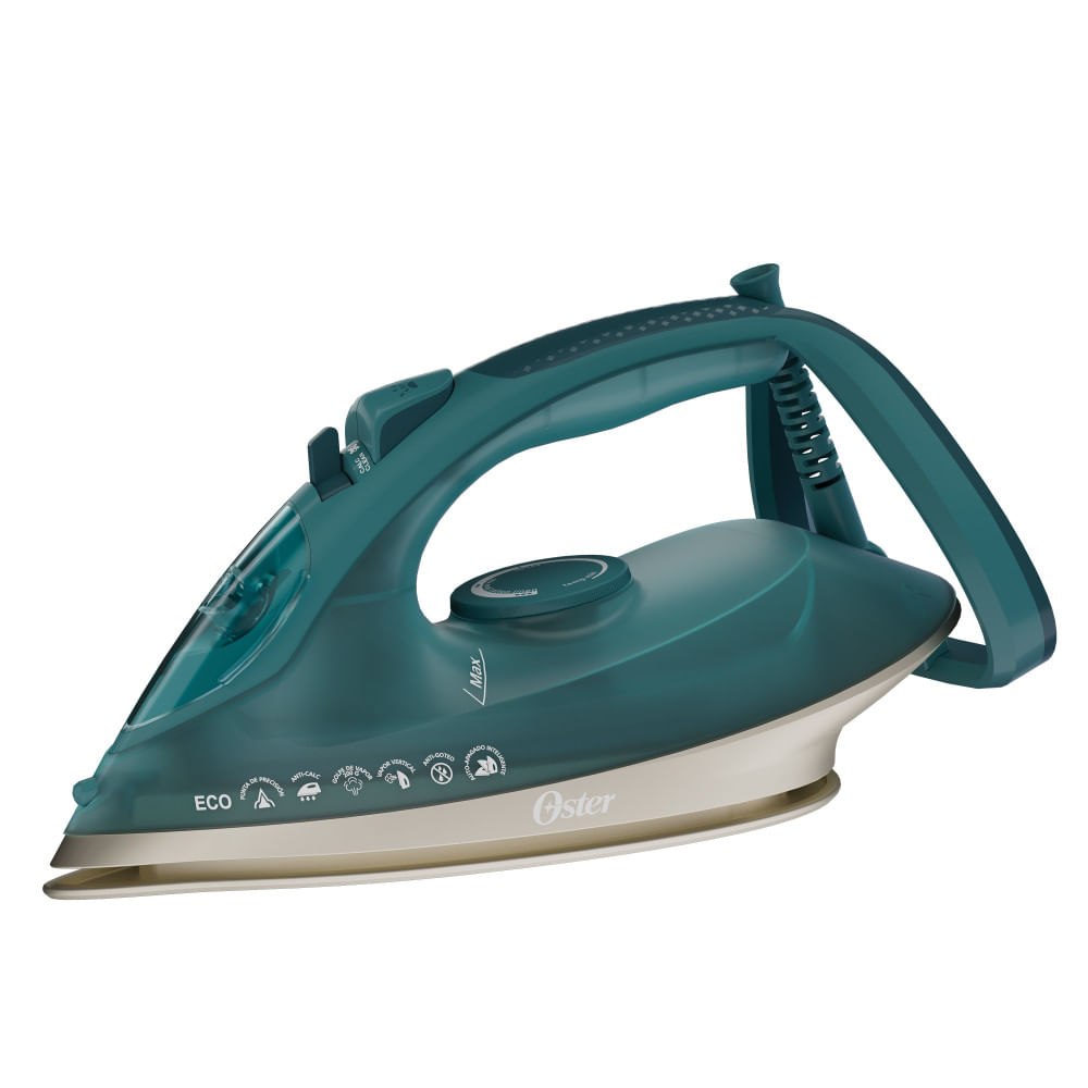 Oster Plancha de Vapor, AeroGlide Max S7800, Verde Oscuro, GCSTAC7802-053