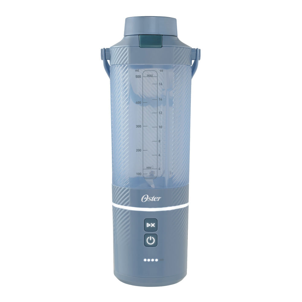 Oster Licuadora Portátil, GoMAX, 590 ml de Capacidad, para Smoothies, Azul, BLSTGFP-MH20-000