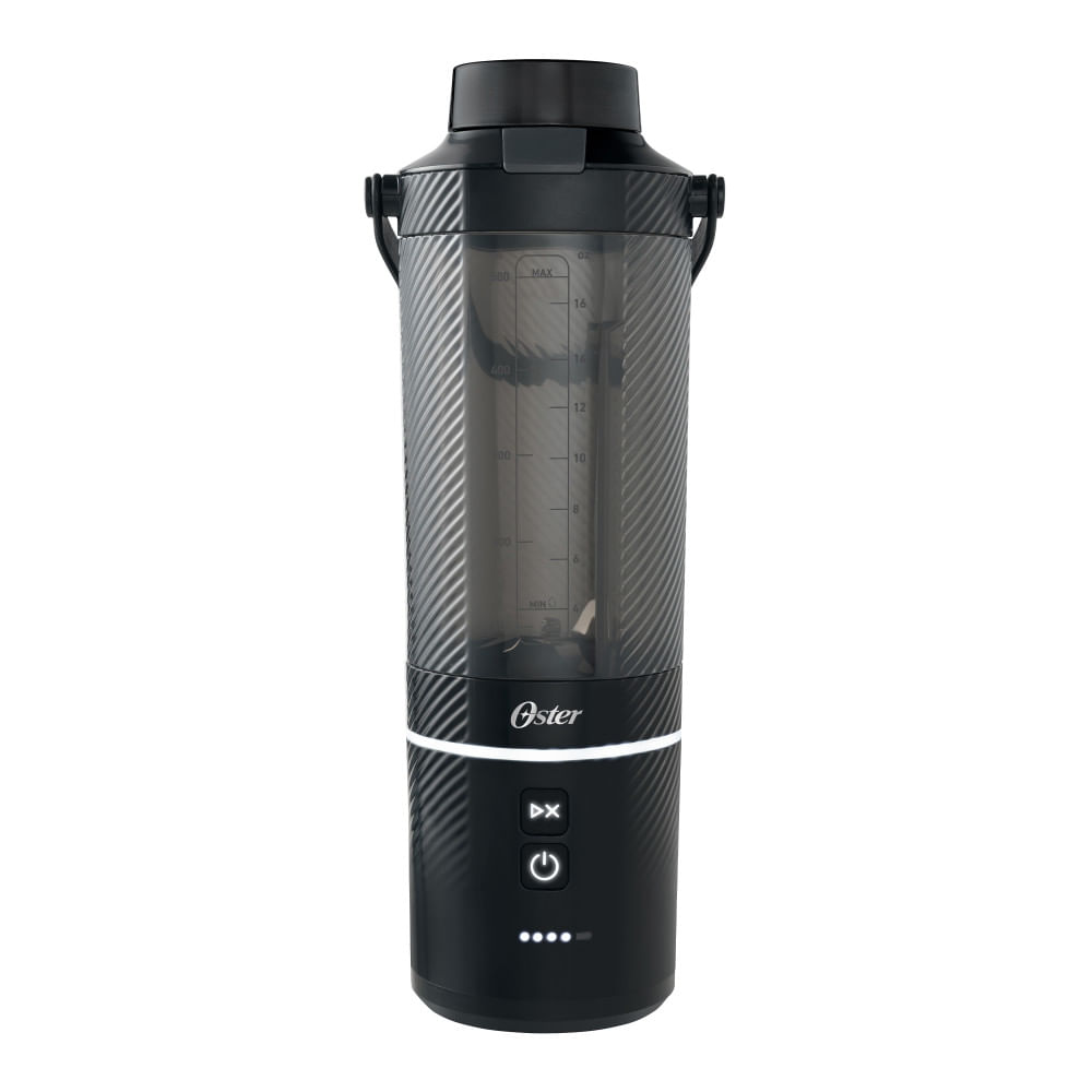 Oster Licuadora Portátil, GoMAX, 590 ml de Capacidad, para Smoothies, Negro, BLSTGFP-B20-000